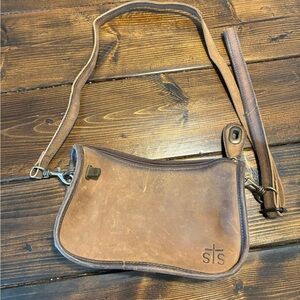 STS Ranchwear Tan Leather Belt Bag